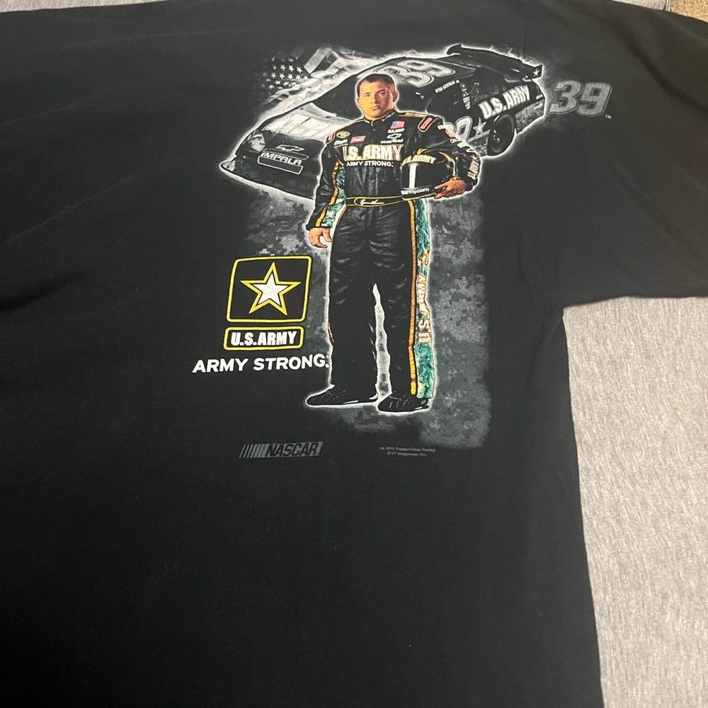 Nascar Black Tee with Gold Graphic - Picture 3 of 3